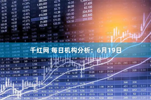 千红网 每日机构分析：6月19日